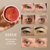Dersie Eye Patches for Puffy Eyes and Dark Circles: Reduce Puffiness and Dark Circles - Brightening Caffeine Eye Patches with Hyaluronic Acid - Awakening and Hydrating (30 Pairs)