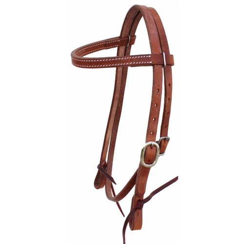 CHALLENGER Amish USA Horse Saddle Tack Bridle Western Leather Headstall Pony 78RT05TN