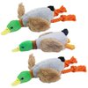 Tater's Choice Crinkle Wings & Squeaky Plush Duck Dog Toy for Small Medium Dogs, Interactive Dog Toys Durable Dog Toys for Teeth Cleaning, Dog Chew Toy for Aggressive Chewers (3 Pack, 3, Count)
