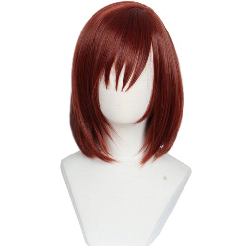 Linfairy Red Mixed Kairi Wig Halloween Cosplay Costume Wig For Women Party Hair