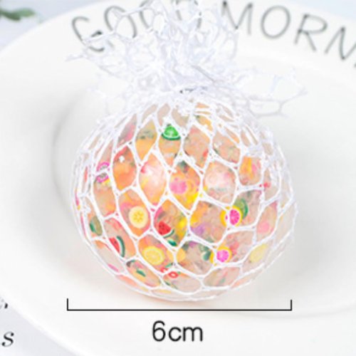 Dhjrefhhd 1Pcs Squishy Grape Mesh Stress Balls Stress Relieve Sensory Squishy Balls Hand Exercise Bouncy Balls