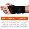 Ergodyne ProFlex 4005 Wrist Brace, Splint Open Stay for Structured Wrist Support, Adjustable Single Strap