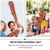 TOYANDONA Inflatable Caveman Stick Inflatable Baseball Bat Blow Up Thunderstick Cheering Prop Holiday Party Cheering Toy Baseball Party Favors for Children Adults Inflatable Caveman Club Stick