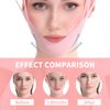 Yiiektily Reusable V-Band Face Mask, Chin V-Line Mask, V-Line Mask for Women, Comfortable and Breathable Adjustable V-Line Mask（Pink）