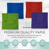 OccasionALL 6x6 12 Piece Multi Color Small Canvas Gift Bags with Handles, Reusable Bags, Party Bags, Bags for Gift Tiny Tote Bag for Candy Favors Gift