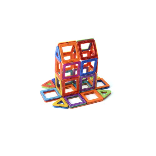 JDBF 30 Pcs Magnetic Tile Blocks Gift Set for Kids Boys and Girls Preschool Toys Magnet Building Sets Magnetic Building Blocks Stem Toys