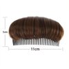 Hair Pad Styling Insert Tool Hair Bun Invisible False Hair Clip Charming Bump It Up Volume Inserts Hair Base Fluffy Increased Hair Pads for Women Girls (Light Brown)