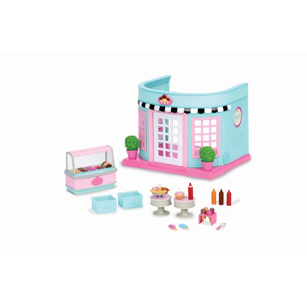 Li'l Woodzeez Scoops & Sprinkles Ice Cream Parlor Playset
