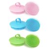 Hair Scalp Scrubber, 6 Pcs Scalp Massager Shampoo Brush, Plastic Shower Head Dandruff Comb, Washing Scrub Brushes for Kids Toddler Men Women Pets
