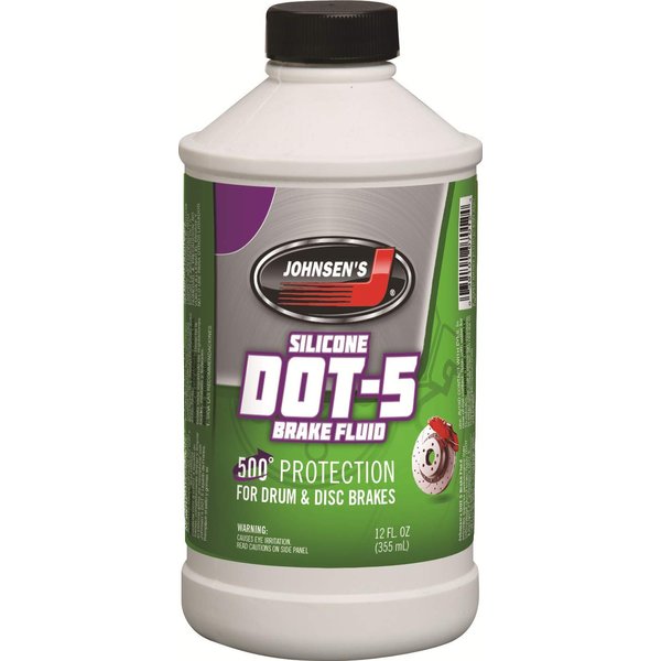 Johnsen's 7012-6 Silicone DOT-5 Brake Fluid - 12 oz.