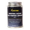 4LIFETIMELINES Multipurpose Automotive Silicone Lubricant for Rubber, Metal, Glass, and Plastic Surfaces, Brush Top Can - 4 oz, Heat and Moisture Resistant, Automotive Silicone Lubricant