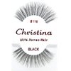 12X #118 Christina 100% Human Hair Fake Eyelashes