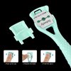 Foot Care Pedicure Callus Shaver Hard Skin Remover, Sichy Heel Scraper for Feet, 10 Replacement Slices Blades 1 Stainless Steel Callus Shaver Foot Care Tools Hard Dry Skin Remover for Hand Feet