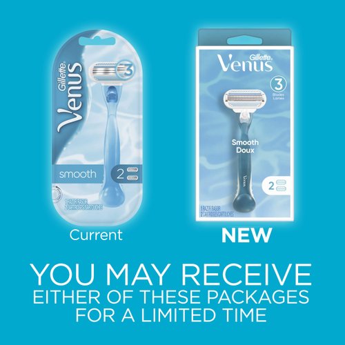 Gillette Venus Close & Clean Women's Razor - 1 handle + 1 refill