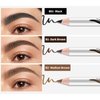 Boobeen 12 Packs Eyebrow Pencils with Soft Brush 2-in-1 Natural Waterproof Eyebrow Pen Long-lasting Brows Makeup, Dark Brown Eye Brow Pencil Set Eye Brow Liners