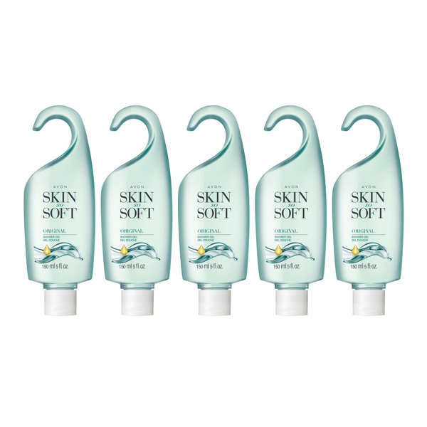 AVON Skin So Soft Original Shower Gel - 5 Pack