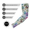 JUNZAN Gardening Arm Sleeves Farm Sun Protection Cooling Sleeves for Women Men with Thumb Hole Floral Flowers