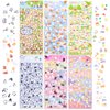 Cute Mini Puffy Stickers for Kids Girls, Cute Kawaii Japanese Soft Stickers, Small 3D Tiny Micro Bulk Sticker Set for Stationary Phone Case Gifts Party (Colorful Animal Stickers)