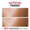 Kiss New York Pro Pressed Mattifying Finishing Setting Powder Best for Medium to Dark Skin Blurs fine lines and pores (Translucent Tan)