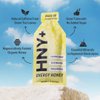 HNY+ Buzz Organic Honey Energy Gels, Raw Organic Honey Based Energy Gels with Electrolytes & Natural Caffeine, Workout & Running Goo with Electrolytes, 50mg Caffeine (12 Count)
