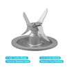 Premium Blender Ice Blade, Compatible with Osterizer Blender and Oster Blender Replacement Parts Includes 1 Blender Gasket…