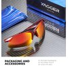 Xagger Kids Youth Polarized Sports Sunglasses for Boys Girls Baseball Softball Glasses TR90 Frame