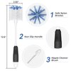 Amazer Bottle Brush Cleaner, Long Flexible Handle Bottle Brush Scrub for Water Bottles, Glasswares, Tumblers, Travel Coffee Mugs, 2 Pack