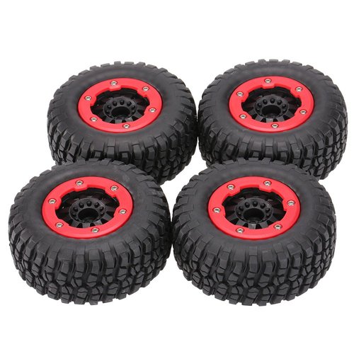 Goolsky AUSTAR 4Pcs AX-3009 High Performance 108mm 1/10 Short Course Truck Tires with Wheel Rim for All Terrain