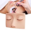 Lash Mannequin Head, Removable Silicone Replacement Eyelash Mannequin Head, Lash Extension Training Practice Head Eye Lash Extension for Lash Practice Makeup Eyelash Extensions ()