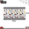 GGDE 4 Pcs Racing Car Plastic Table Cover Boys Birthday Car Theme Party Decor Supplies