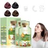 HUANG YI Natural Plant Hair Dye, Natural Plant Hair Dye, New Botanical Bubble Hair Dye 20ML 10Packs/Box. (Chestnut Brown)