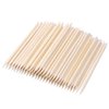 BTYMS 300 Count Orange Wood Stick 4.5 inch Cuticle Pusher Remover Orangewood Cuticle Sticks Nail Art Manicure Pedicure Sticks Orange Sticks for Nails