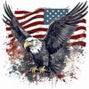 Dopetattoo 6 Pcs America Flag Eagle Temporary Tattoos Hands Party Favors For Kids Fake Face Tattoos