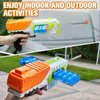 BABELONG Outdoor Flying Disc Toy Shooting Game Set, Flying Disc Electronic Launcher Toy Shooting Games,Suitable Outside Activities Chasing Toy Birthday Party, for Kids Boys 3-12 Years