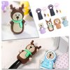 8 Pcs Nipper Protective Sleeves Cute Cat Paw Protective Covers Cute Animal Cuticle Scissors Cover Caps for Nail Nipper Tweezers etc