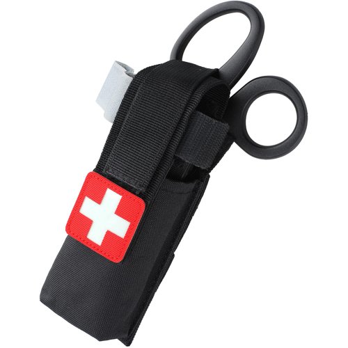 LIVANS Tactical Medical Shears Pouch, Molle Medical Shears Pouch EMT Scissors Bag Fit for Tourniquet, EMT Shears, Folding Knife, Tactical Flashlight, Pistol Mag Pouch Small Tool Bag Organizer
