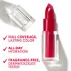 COVERGIRL Clean Lip Color, Darling Kiss, Satin Finish, 24-Hour Wear, Squalane, Avocado & Aloe, Carmine-Free, Non-Drying, 0.12oz