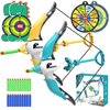 AUKSKY 2 Pack Bow and Arrow for Kids Toys - Archery Set with 20 Suction Cup Arrows & 4 Targets,Outdoor Toys Archery Set for Kids Boys & Girls Ages 3-12 Years Old