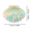 Shell Claw Clip,Acetate Hair Clips,Small Hair Clips for Women,Cyan
