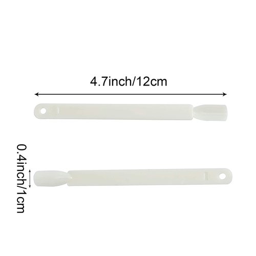 ZOENHOU 150 PCS Natural Nail Swatches Sticks, Plastic Nail Polish Sticks Nail Color Tips Display Practice Nail Art Sample Sticks with Ring for Professional Use, Home DIY Art Supplies