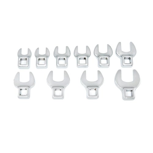GEARWRENCH 10 Pc. 3/8" Drive Crowfoot Wrench Set, Metric - 81909