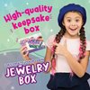 PURPLE LADYBUG Design Your Own Jewelry Box Craft Kit - DIY Jewelry Box for Girls 8-12, & Fun Girls Arts & Crafts Age 6-8 & Up - Great Birthday & Christmas Gifts for Girls 8-10 Years Old
