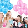 AnnoDeel 50 Pcs It's a Boy Girl Balloons, 12inch Light Blue Pink Latex Balloons for Baby Shower Birthday Party Supply Docarations