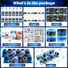 126 PCS Video Game Party Favors, Gaming Birthday Party Favors with Drawstring Bags VIP Pass Tickets Stamper Keychain Notebook Game On Party Favor Bags Gamer Party Supplies for Kids Adult