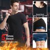 Sauna Shirt for Men, Short Sleeve Sauna Suit for Men, Sweat Body Shaper Sauna Vest for Men Gym Exercise Sauna Top