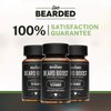 Live Bearded: Beard Boost - Beard Hair Growth Multivitamins with Biotin 10,000mcg, Vitamin C, Vitamin E and Zinc - 90-Day Supply - Thick, Strong, Full Beard Growth Support - Made in The USA