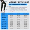 MGANG Thigh High Leg Sleeve 20-30 mmHg Graduated Compression with Grip Top, Medical Compression Stockings for Men and Women, with Varicose Veins, Lymphedema, Swelling & Venous Insufficiency, Beige M
