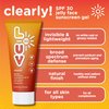 L-UV Clearly! SPF 30 Jelly Face Sunscreen Broad-Spectrum Protection Against UVA & UVB Rays, Perfect For Everyday Activities & Outdoor Adventures, Invisible & Lightweight, Sensitive Skin & Reef Safe