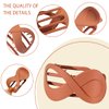 French Concord Flat Hair Clips for Women, 3.35 Inch Curved Hair Claw Clips Alligator Hair Barrettes Volume No Slip Grip Strong Hold Banana Hair Clamps Jaw Clips Styling Hair Accessories (D)