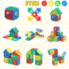 Sonwyoung 155 Pieces Interlocking Building Blocks for Kids with Storage Box Building Toys Waffle Blocks for Kids Construction Learning Educational Toy Building Sets